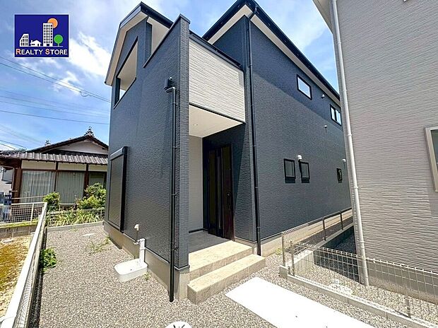 ☆1号棟・外観☆ブラック×グレー♪