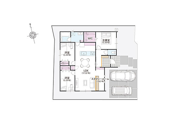 ・土地価格 :1580万円(175.42m2)
・建物プラン:2000万円(85.00m2)