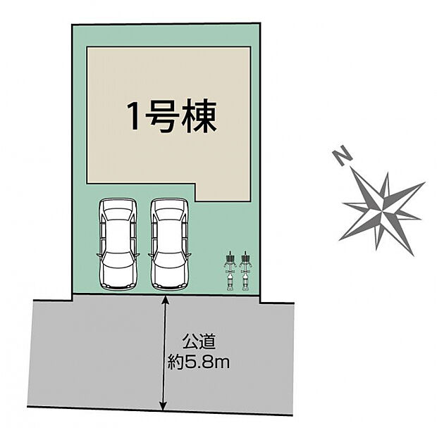 宇治市広野町小根尾1棟 区画図