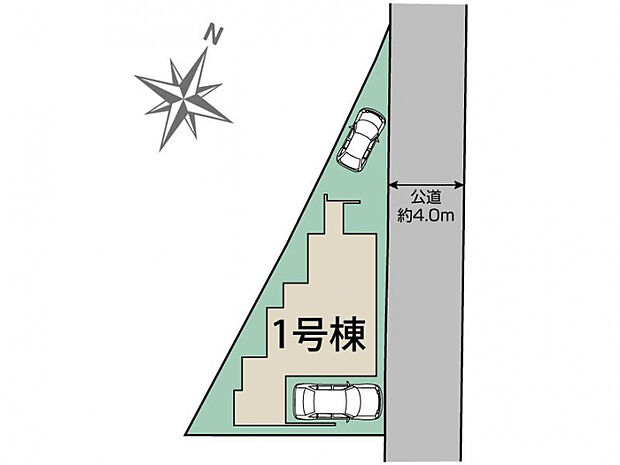 枚方市養父東町1棟 区画図