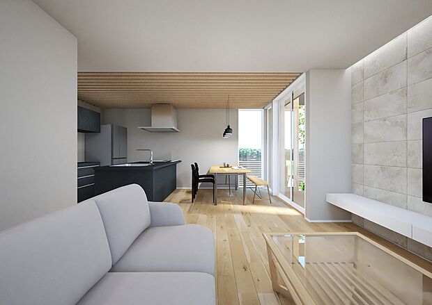 3号地参考プラン内観パース