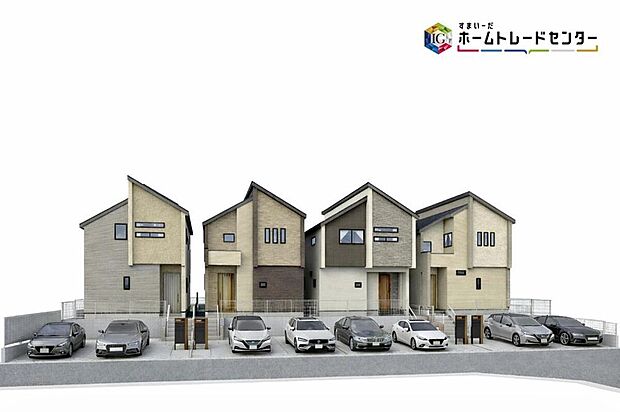 ☆完成予想図(外観)☆
ひとたび扉を開けばそこに待っているのは上質な空間とマイホームでの新生活をイメージさせる優雅なひととき。「この家なら…」ではなく「ここに住みたい♪」と思う感動をお届けいたします