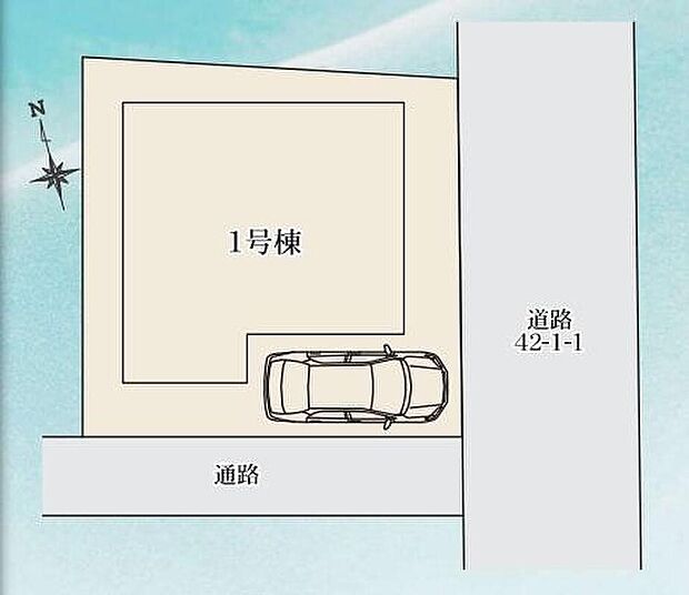 【全体区画図】西武新宿線・西武池袋線の2路線利用可能な便利な立地!
南向きの陽光あふれる明るいお住まいです♪カースペース完備しております!