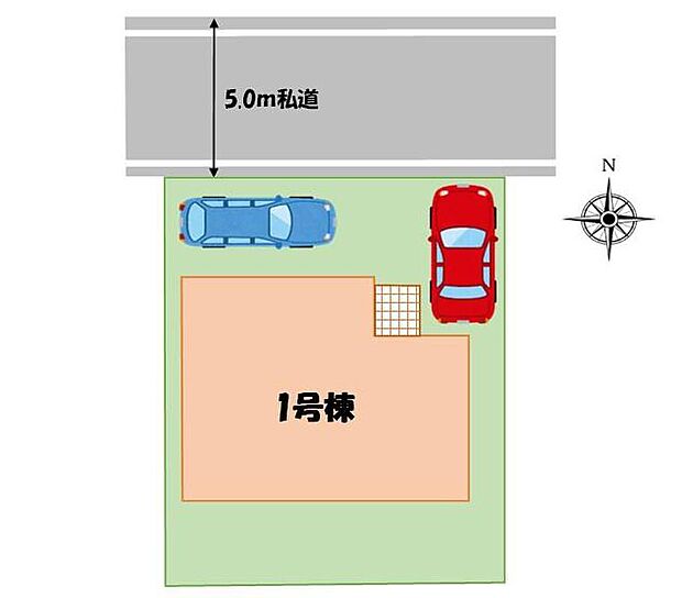 【全体区画図】西武新宿線「西武柳沢」駅まで徒歩18分♪
前面道路は住人以外の車の進入も少なく、小さなお子様を持つご家庭にも安心です♪