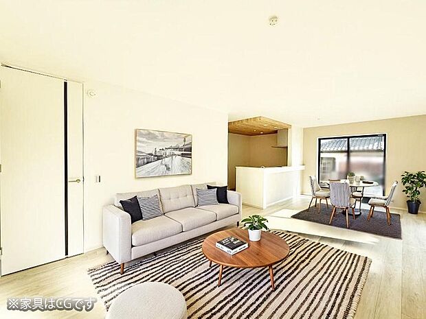 ■心落ち着く場所、ゆったり過ごせるリビング