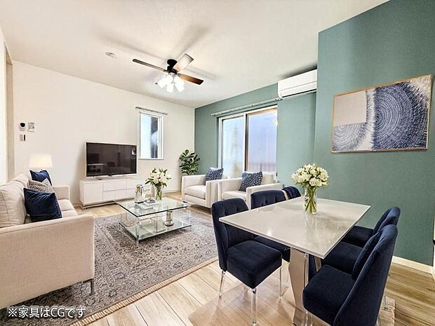 ■家族の時間を彩る、快適で癒される空間※家具はCGです