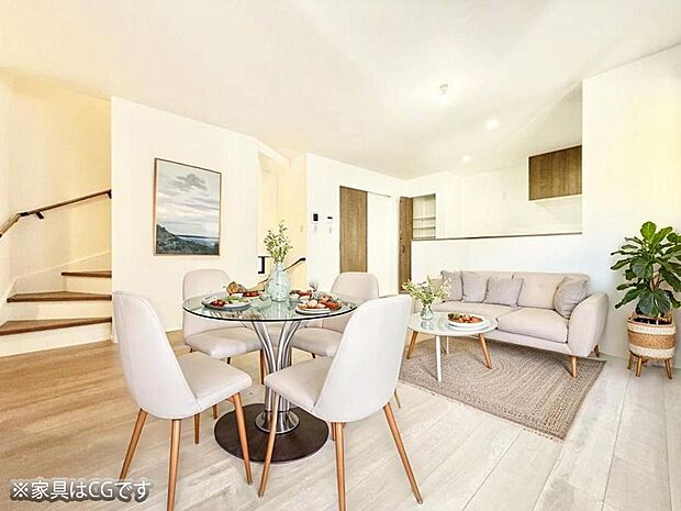 ■くつろぎと笑顔が集まる、心温まるリビング