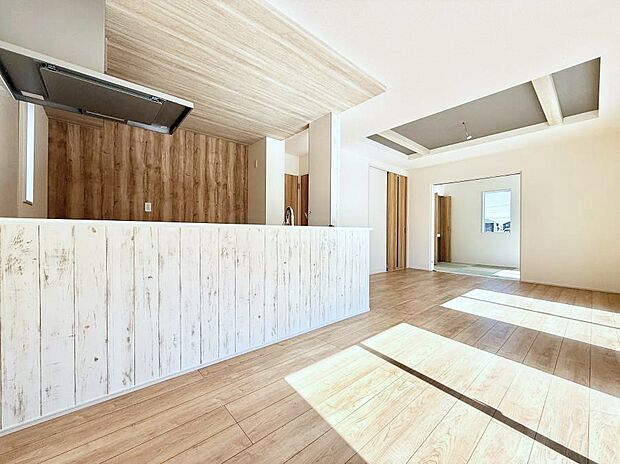 ■心落ち着く場所、ゆったり過ごせるリビング