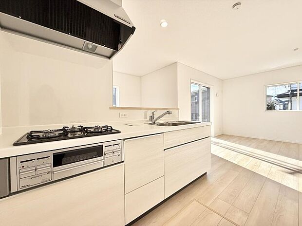 【キッチン】■シンプルで美しく心地よい時間を生むキッチン空間