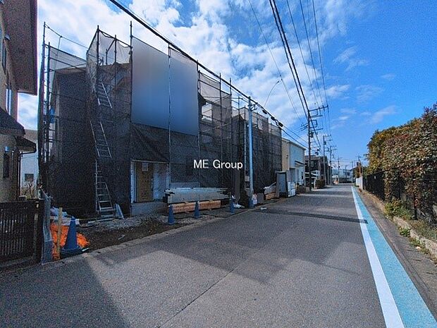 【前面道路含む現地写真】■新しい住まい、街の新しい風景
