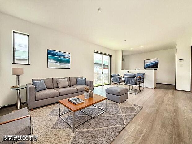 【リビング】いつの間にか家族が集まっちゃうそんなリビングいいですよね