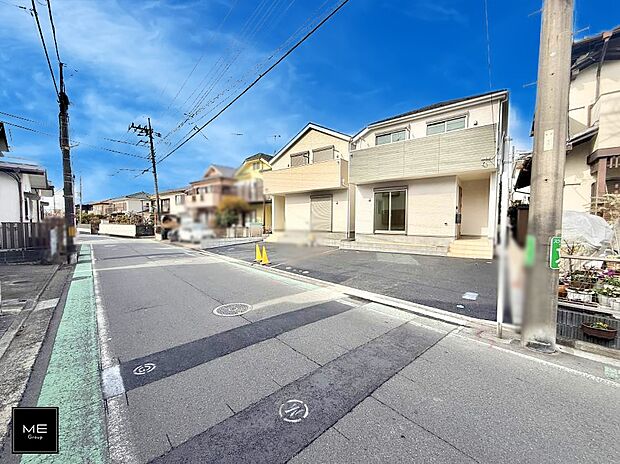 【前面道路含む現地写真】前面道路広々