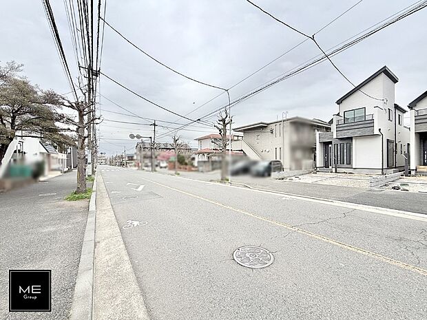 【前面道路含む現地写真】■新しい時代の息吹を感じる、心地よい環境