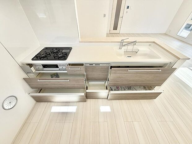 【キッチン】■料理がもっと楽しくなる、快適なキッチン空間