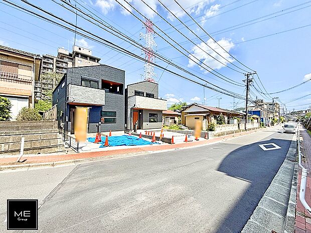 【前面道路含む現地写真】■新しい住まい、街の新しい風景