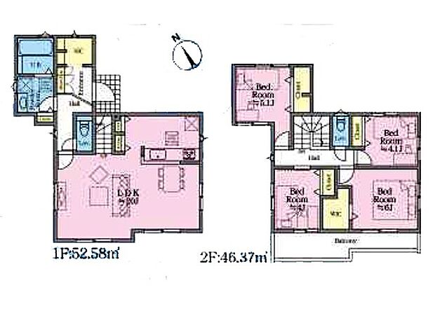 【4LDK】1号棟
