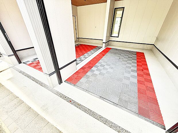 【駐車場】1号棟  ■自宅にある駐車スペースなので安心ですね