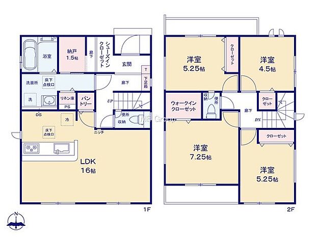 【4LDK+S】2号棟  