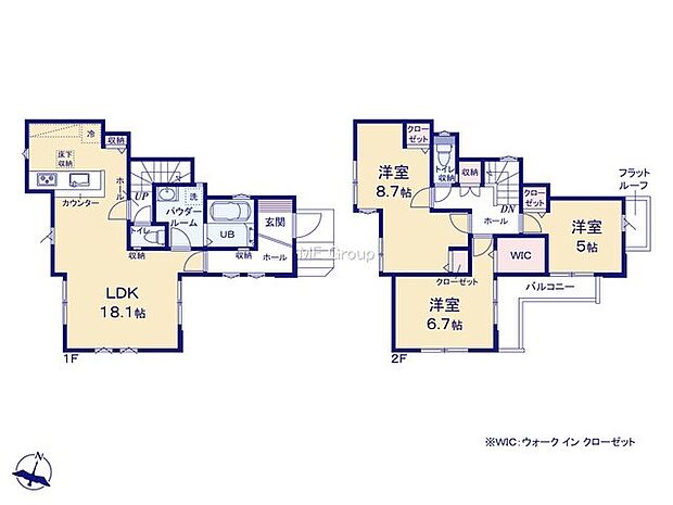【3LDK】1号棟  