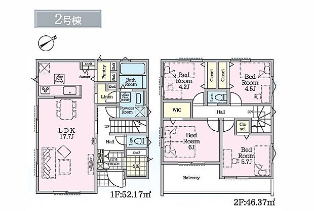 【4LDK】2号棟