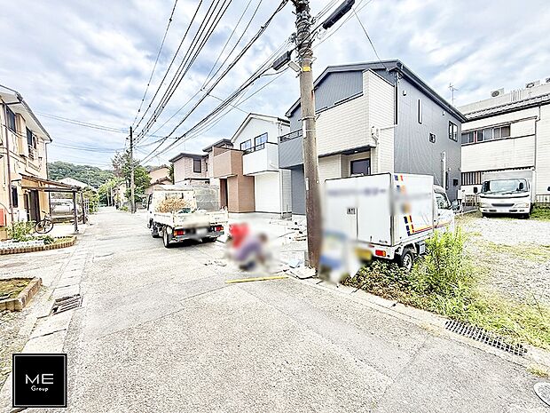 【前面道路含む現地写真】■新しい住まい、街の新しい風景