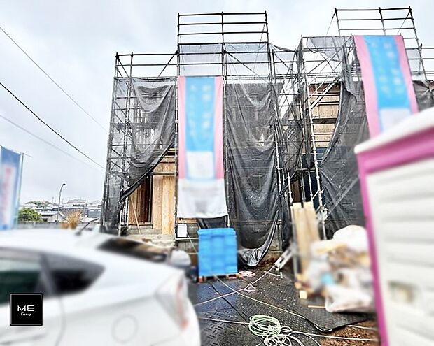 【現地外観写真】2号棟 ■新しい暮らしが始まる場所で、家族の絆を深める