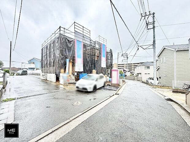 【前面道路含む現地写真】■新しい住まい、街の新しい風景