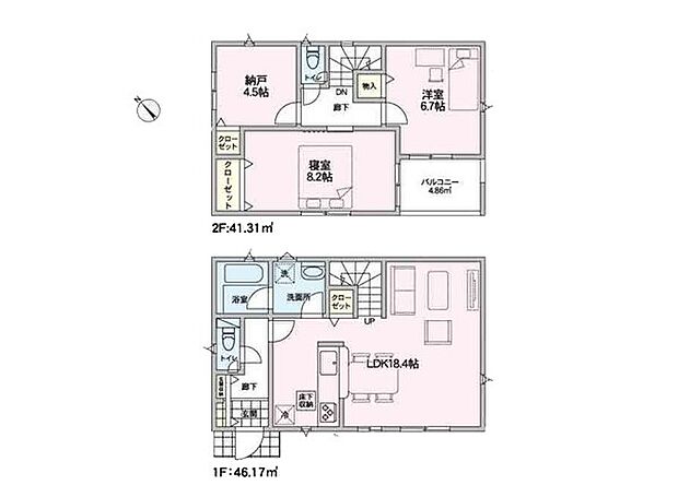 【2LDK+S】3号棟