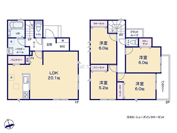 【4LDK】1号棟  