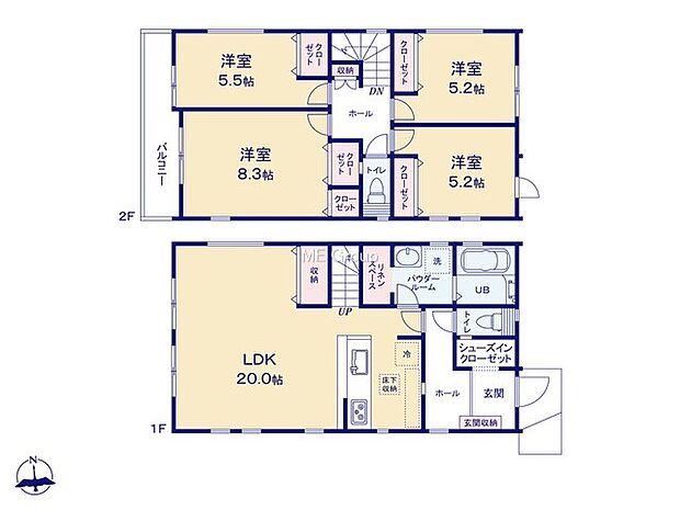 【4LDK】3号棟