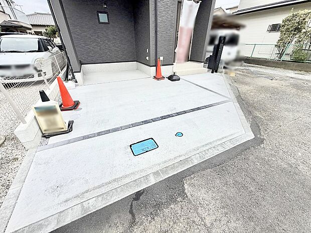 【駐車場】1号棟  ■自宅にカースペースがあると助かります