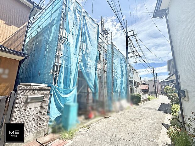 【前面道路含む現地写真】■新しい住まい、街の新しい風景