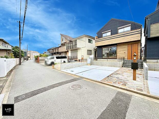 【前面道路含む現地写真】■新しい住まい、街の新しい風景