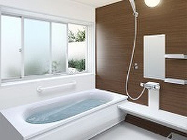 【浴室】浴室暖房乾燥機、カラリ床等を標準装備して、使い勝手の良いお風呂空間を提供しています。