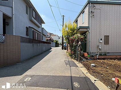 現地前面道路
