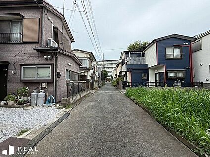 現地前面道路