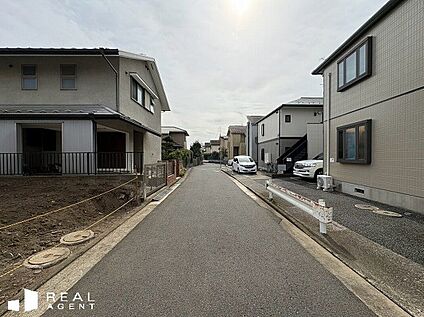  現地前面道路