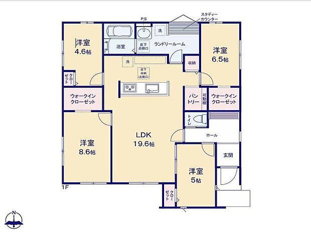 (2号棟)、価格3698万円、4LDK、土地面積337.3m2、建物面積93.92m2