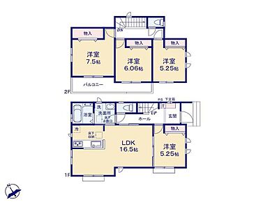 バルコニーに面したお部屋は、風や光が入りやすくなり快適な居住環境を作れます！また、お洗濯ものを干す以外に、くつろぎスペースとしてより効率的に活用することも出来ます！ 