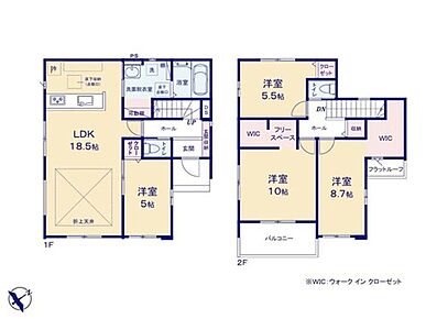 収納力だけでなく、暮らしの快適さや空間の美しさにもつながるウォークインクローゼット！インテリア性も高く、自分だけの“ファッション基地”として楽しめます。 