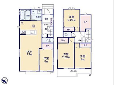 フリースペース！居室より狭い空間で密閉されているので、机と椅子を持ち込めば、静かな書斎として使えます。または、お子様の遊び部屋、秘密基地のようなワクワク感もありますね！ 