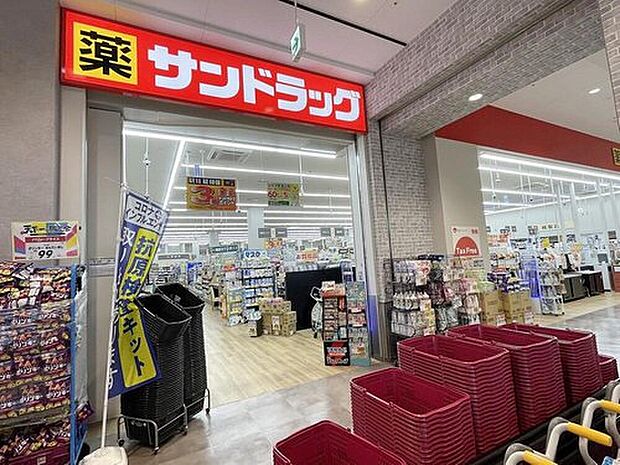 サンドラッグ龍ケ崎店(約2,070m)