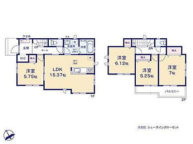 水回り集中設計の家事ラク動線の間取りです！移動距離も短く家事にかかる時間が少なくなり余裕が生まれますね！余った時間は趣味の時間に当てたり、お昼寝時間にしたり自由時間を楽しんでください！ 
