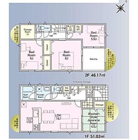納戸は、収納以外にもお仕事・趣味のお部屋としてお使いになれます！集中するには丁度よい広さで、心地よい空間になります！自分好みに整った環境で作業できることでしょう！ 