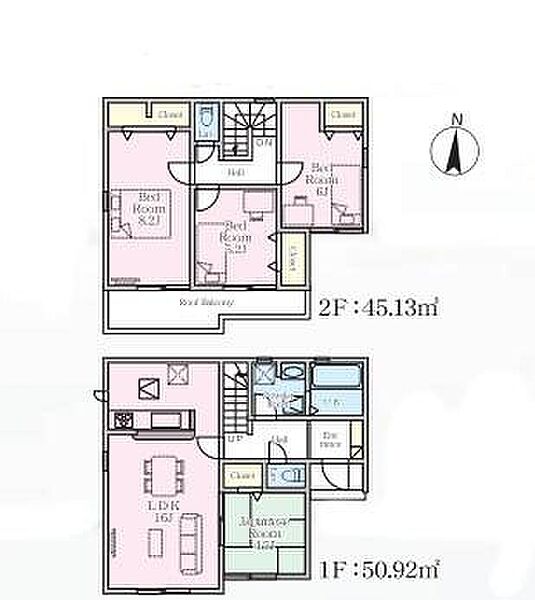 (1号棟)、価格3180万円、4LDK、土地面積170m2、建物面積96.05m2