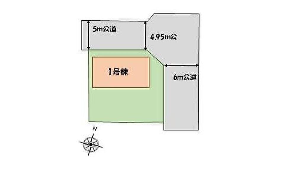 ≪全体区画図≫
角地につき陽当たり良好♪