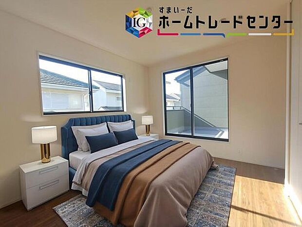 ≪Room≫
朝日と共に起きて、日中もたっぷり日差しが降り注ぐ間取り。
※家具はCGでございます