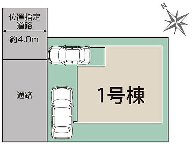 ≪全体区画図≫
カースペース2台分♪