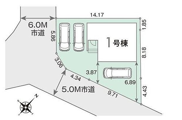 南からの陽光たっぷり降りそそぐ明るいお住まいです。どのお部屋も、採光良好な風通しの良い快適な空間となっております。

