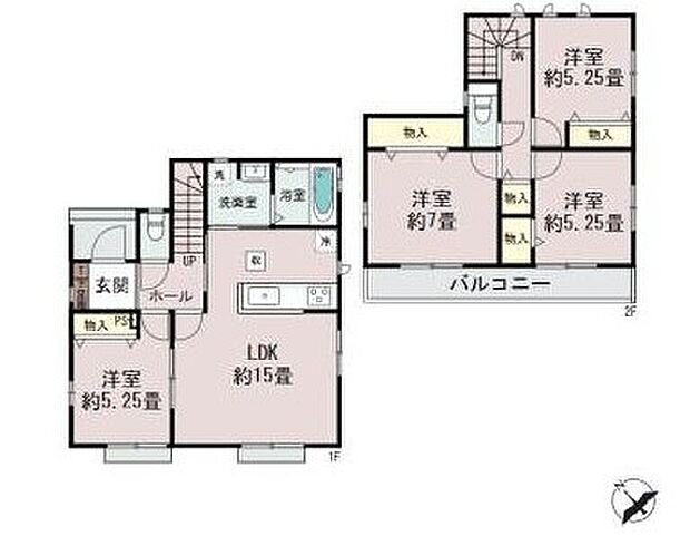 (A号棟)、価格2990万円、4LDK、土地面積104.78m2、建物面積92.33m2